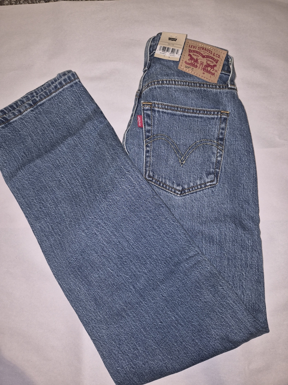 Levi's 501 Curve High Rise Straight Leg Sixe 26x30